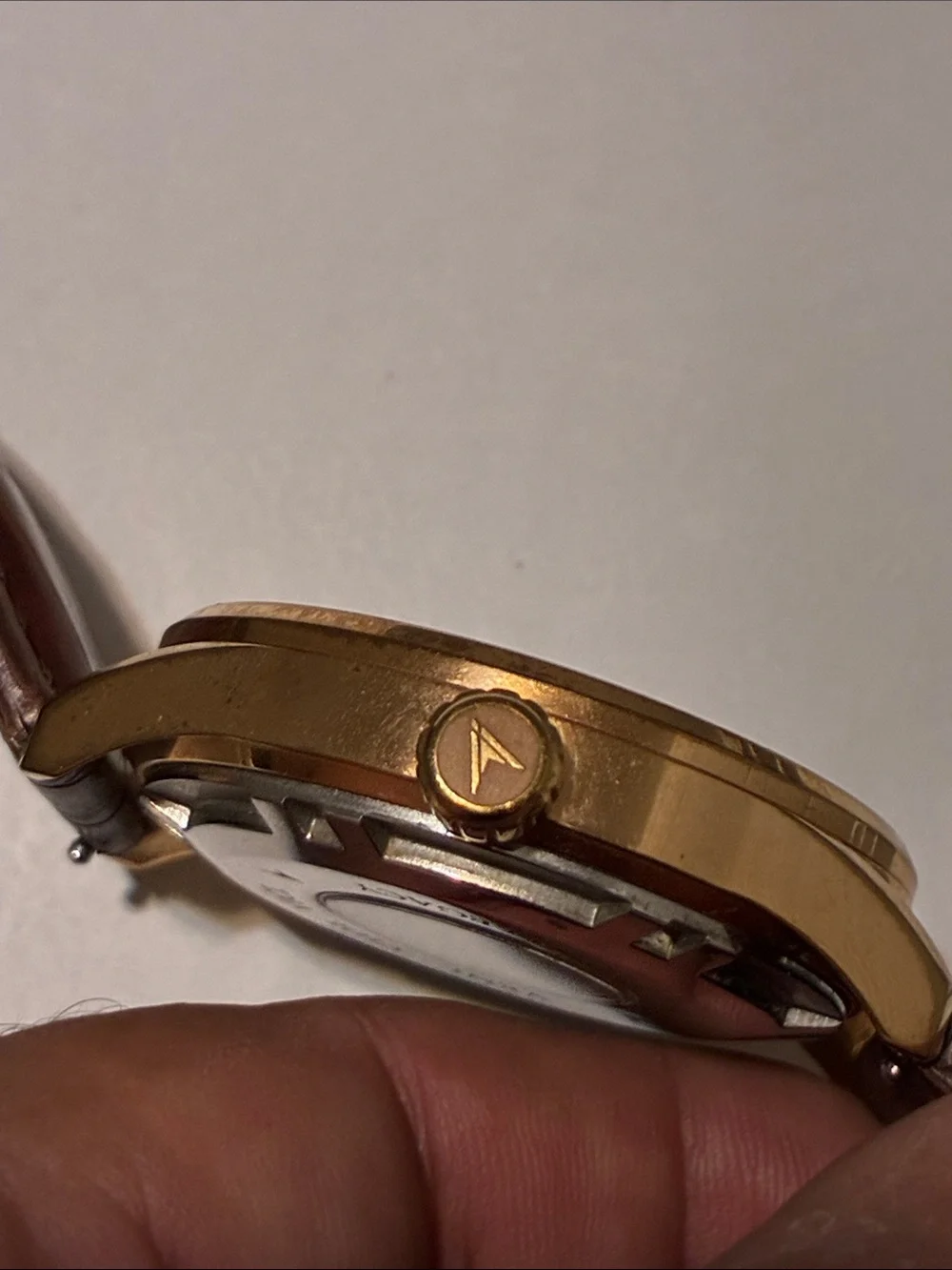 Vincero Kairos Dress Watch - Black Dial, Rose Gold Case, Brown Leather Strap